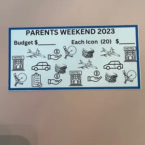 Parents Weekend Saving Challenge