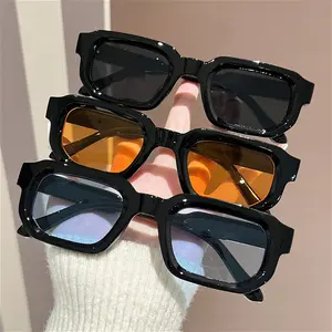 Women's Square Small-Frame PC Sunglasses - 2026 New European-American Retro Design, Minimalist High-End Fashion Eyewear