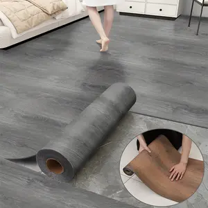 Wood Grain Self-Adhesive Vinyl Flooring Roll, Thick Durable Wood Board Style, Easy Cut & Apply, 1.4mm Thickness, Ideal for Living Room, Bedroom, Office