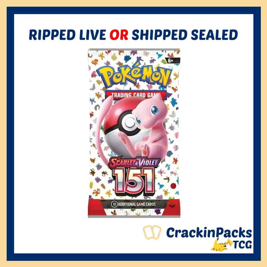 Pokemon 151 Booster Pack (1) - RIP LIVE (**Bounty**)