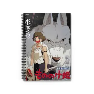 Everything's Ghibli Studio Accessories Store - (10 Special Designs) Princess Mononoke Inspired Notebooks Anime Journal Ghibli Gifts Stationery Cute Notes