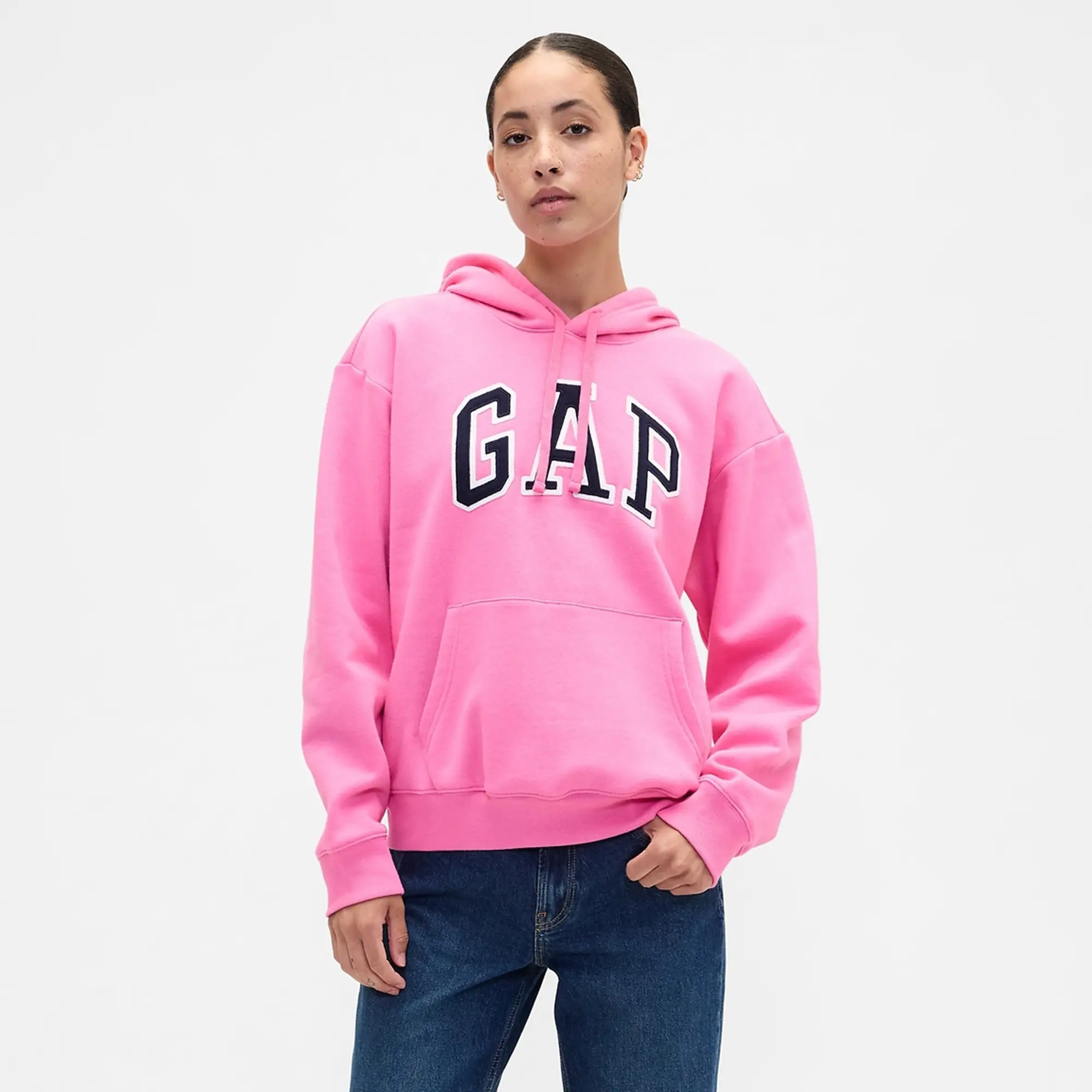 GAP Women's Comfy Fit Long-Sleeve Hoodie - Casual Women's Top for Daily Wear