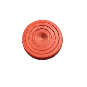 3D Printed Fidget Spinner - Red Color, Circular Design, Suitable for Stress Relief and Stress Management