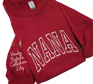 Personalized NANA Embroidered Sweatshirt