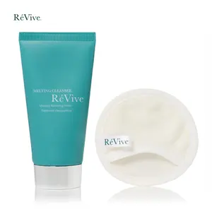 RéVive Melting Face Cleanser - Makeup Remover Cleansing Gel to Melt Away Makeup, Dirt & Impurities from the Skin - Enriched with Olive, Macadamia & Jojoba Oil to Hydrate & Soften Skin (100ml)