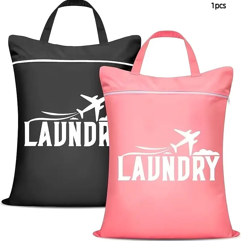 Travel Laundry Bag with Handle, Wet/dry Swimwear Bag, Gym Training Pack, University Dorm Use, Large Capacity for Dirty Clothes, Laundry Accessories, Laundry Bag with Handles
