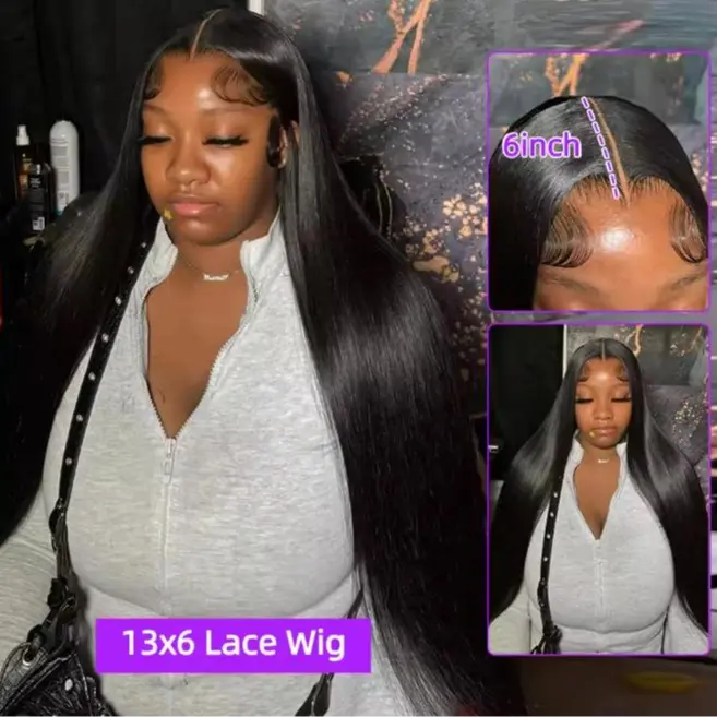13x6 Natrual Transparent Lace Wig