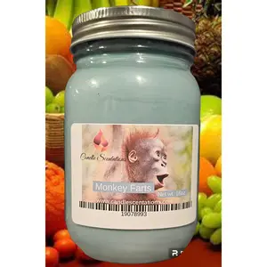Monkey Farts 16oz. Candle Decor Fragrance