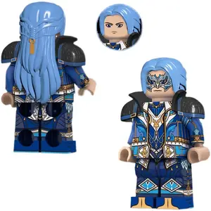 Anime Figure Mini Building Block Figurine, Sea God, Tang San Assassin Model, Children's Assembled Building Block Puzzle Toy Gift