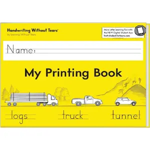 Learning Without Tears - My Printing Book Student Workbook, Current Edition - Handwriting Without Tears Series - 1st Grade Writing Book