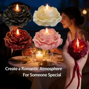Body-Safe Low Melting Point Candles at 107.6℉, Long Lasting Strawberry Black Cherry Scent for Anniversaries & Romantic Surprises