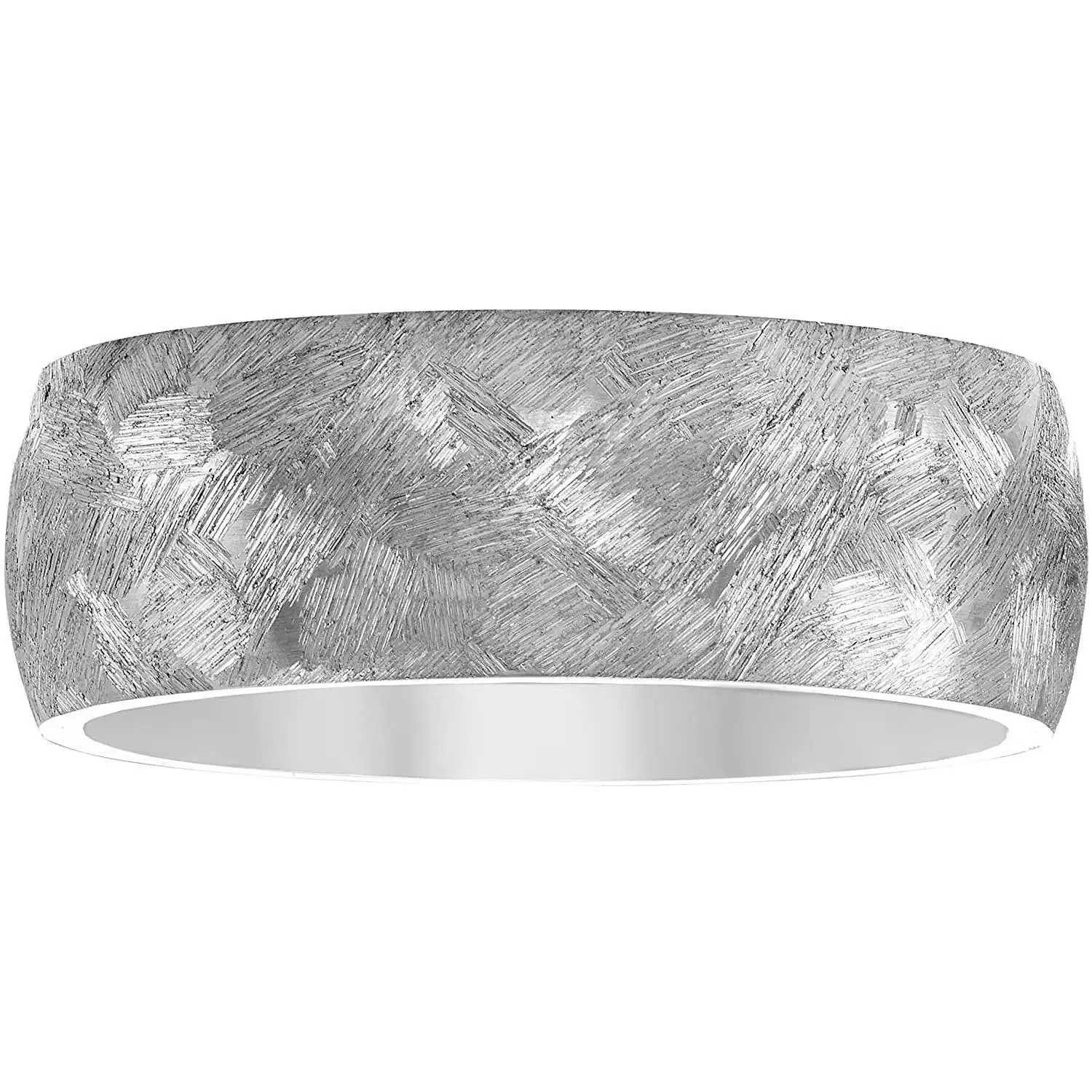 Tantalum 8mm Hammered Texture Band Ring