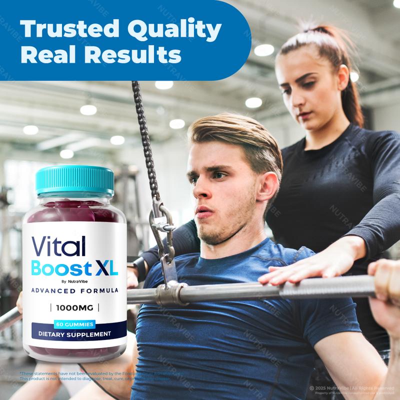 Vital Boost XL - Advanced Formula Gummies with Natural Ingredients for Health & Wellness