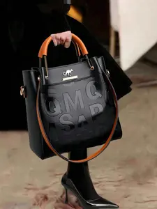 Women's Fashionable Plain Color Bucket Bag, Casual Large Capacity Crossbody Bag for Daily Commute & Shopping, Trendy Versatile High-quality Daily Commuting Bag