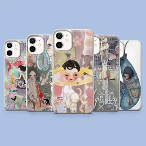 Aya Takano Phone Case Japan Art Aesthetic Cover for iPhone 16 Pro, 15, 14, 13, 12, 11