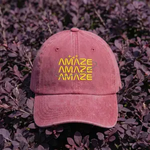 Sci-Fi Book Lover Hat – “Amaze Amaze Amaze” Embroidered Cap, Funny Space Baseball Hat, Project Hail Mary Inspired Gift