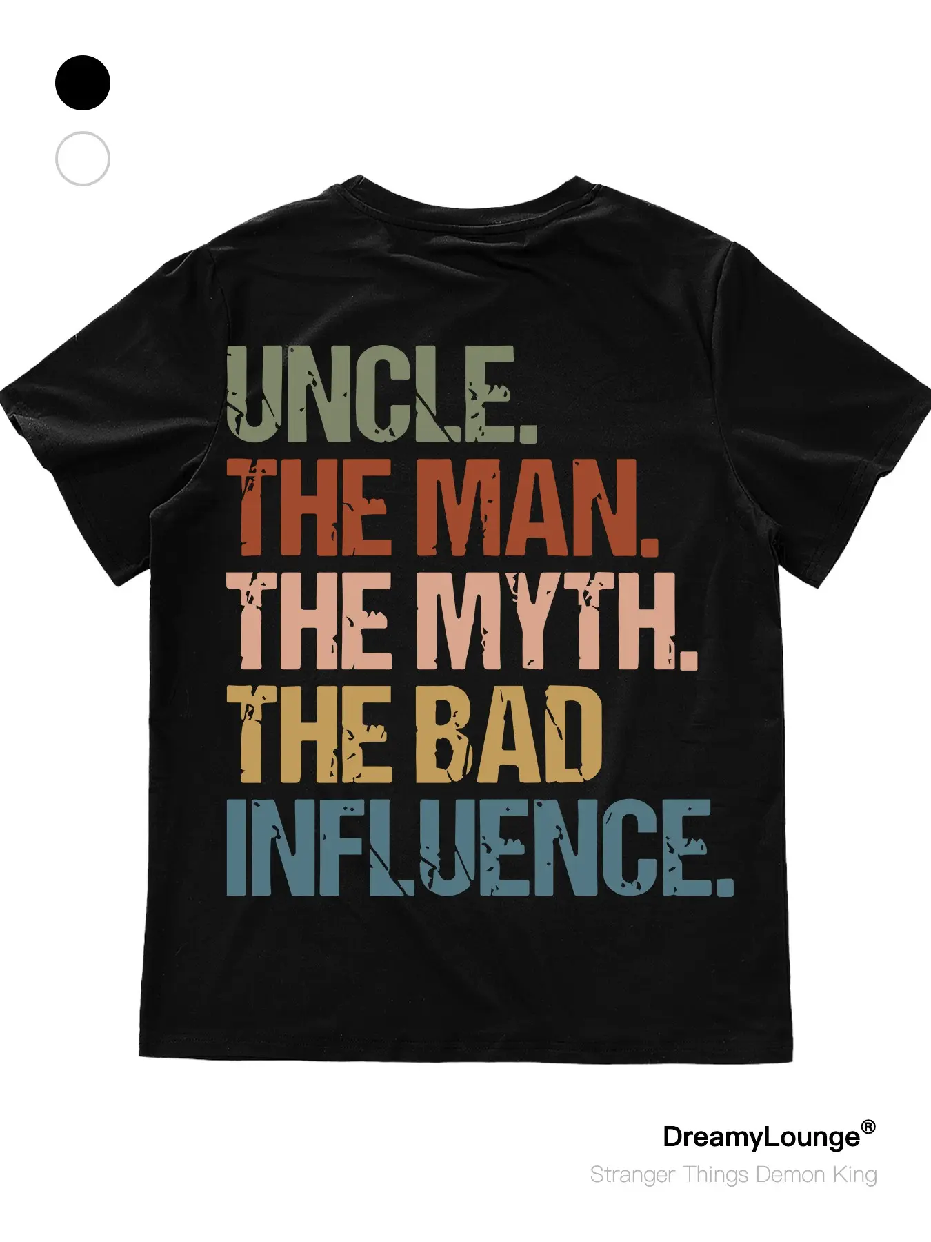 Cool Uncle Club Bad Example Two-Sided Graphic Sweatshirt, Fun Uncle Gift, Best Uncle Sweater, Cool Uncle Clothing, Suitable for Home or Outdoors