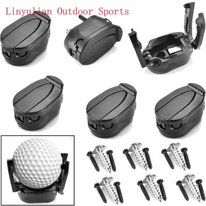 Golf Ball Picker Clip Mini Ball Picker Golf Accessories Foldable Ball Suction Device (6pcs)