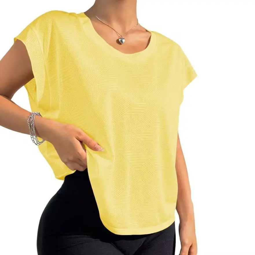 2026 New Women's Sports Top | Backless Openwork Breathable Loose Fit Top for Yoga & Fitness