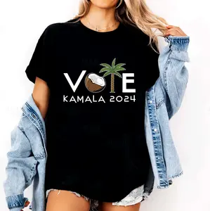 Ka.mala Ha.rris 2024 Vote President Kam.ala Election Shirt, Ka.mala Coconut Tree Tee