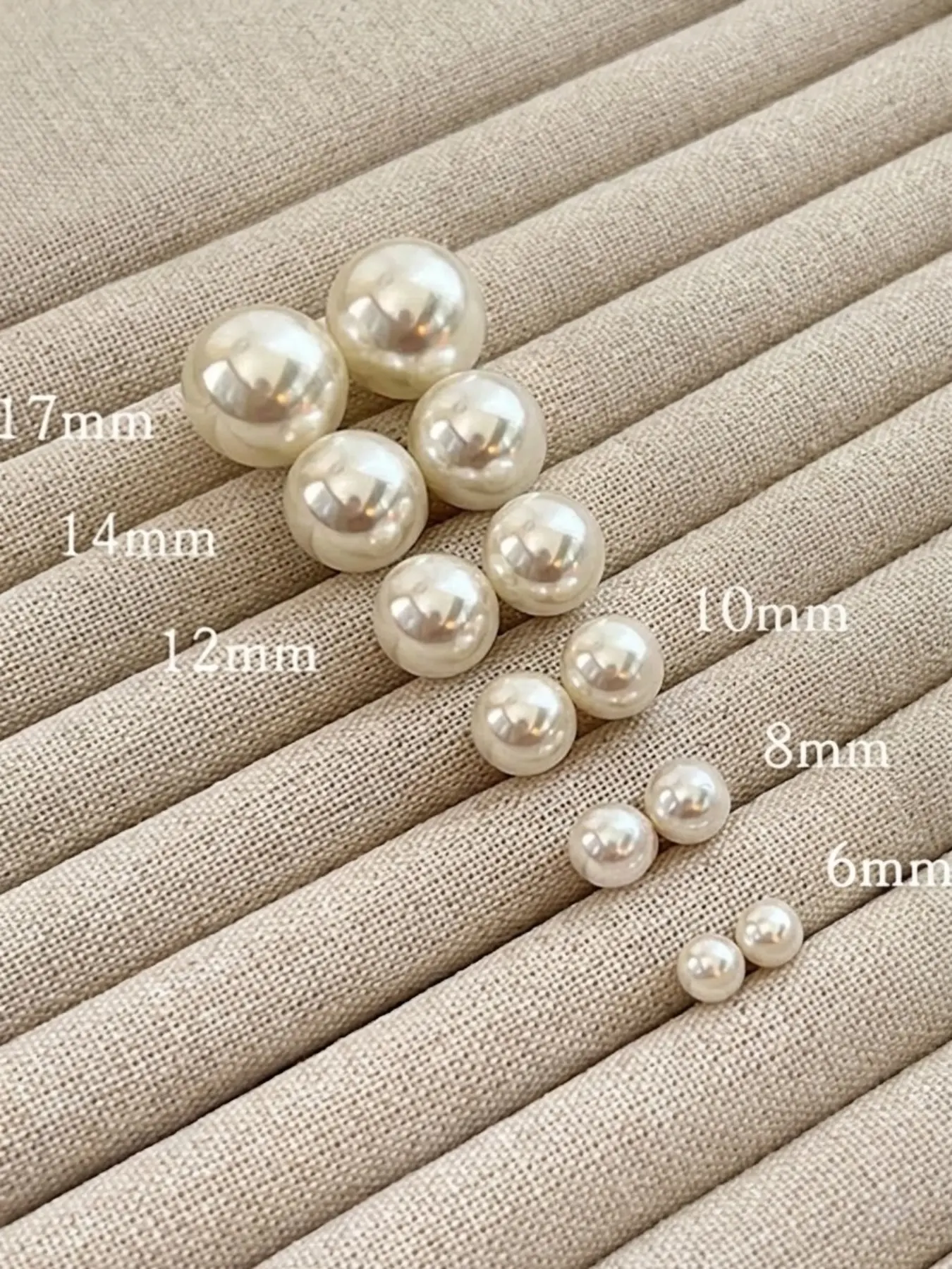 6 Pairs Classic Simple Pearl Stud Earrings, High Quality Earrings, Women Jewelry, Summer Jewelry, Pearls May Have Minor Flaws, Size Variations Normal