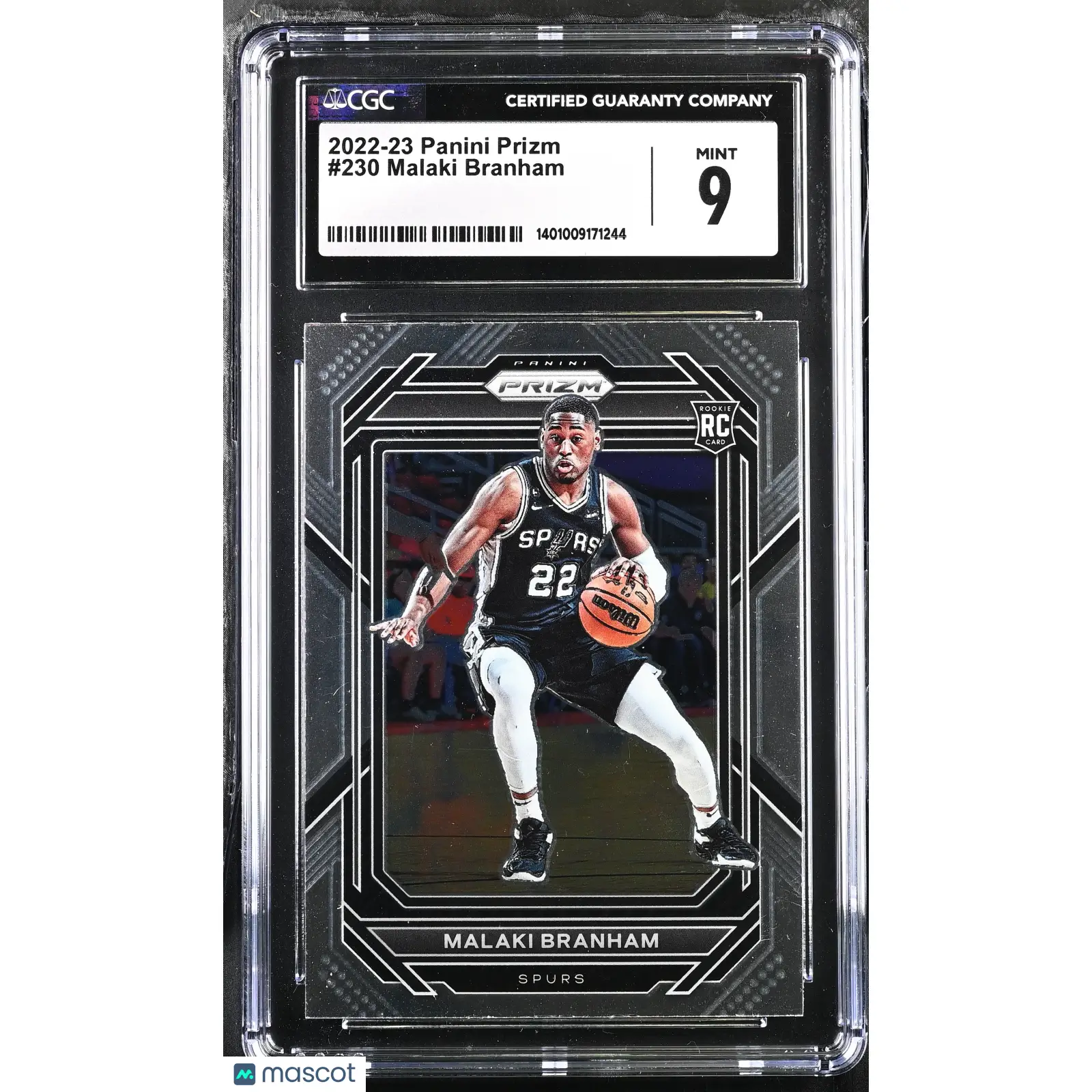 Malaki Branham CGC 2022 Prizm #230 Basketball 9