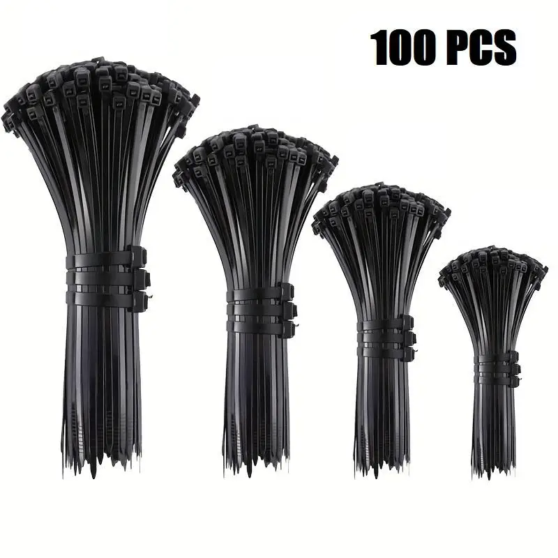 Multifunctional Cable Zip Ties, Self-locking UV Resistant Nylon Cable Ties, Perfect for Home, Office, Outdoors Garden and Workshop