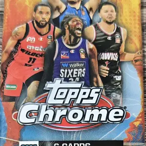 2024/25 Topps Chrome NBL Sealed Pack | 6 Cards | Future NBA Stars + Autos & Refractors!