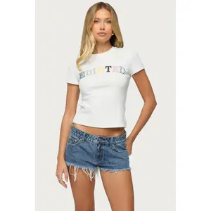 Edikted Patchwork Baby T Shirt