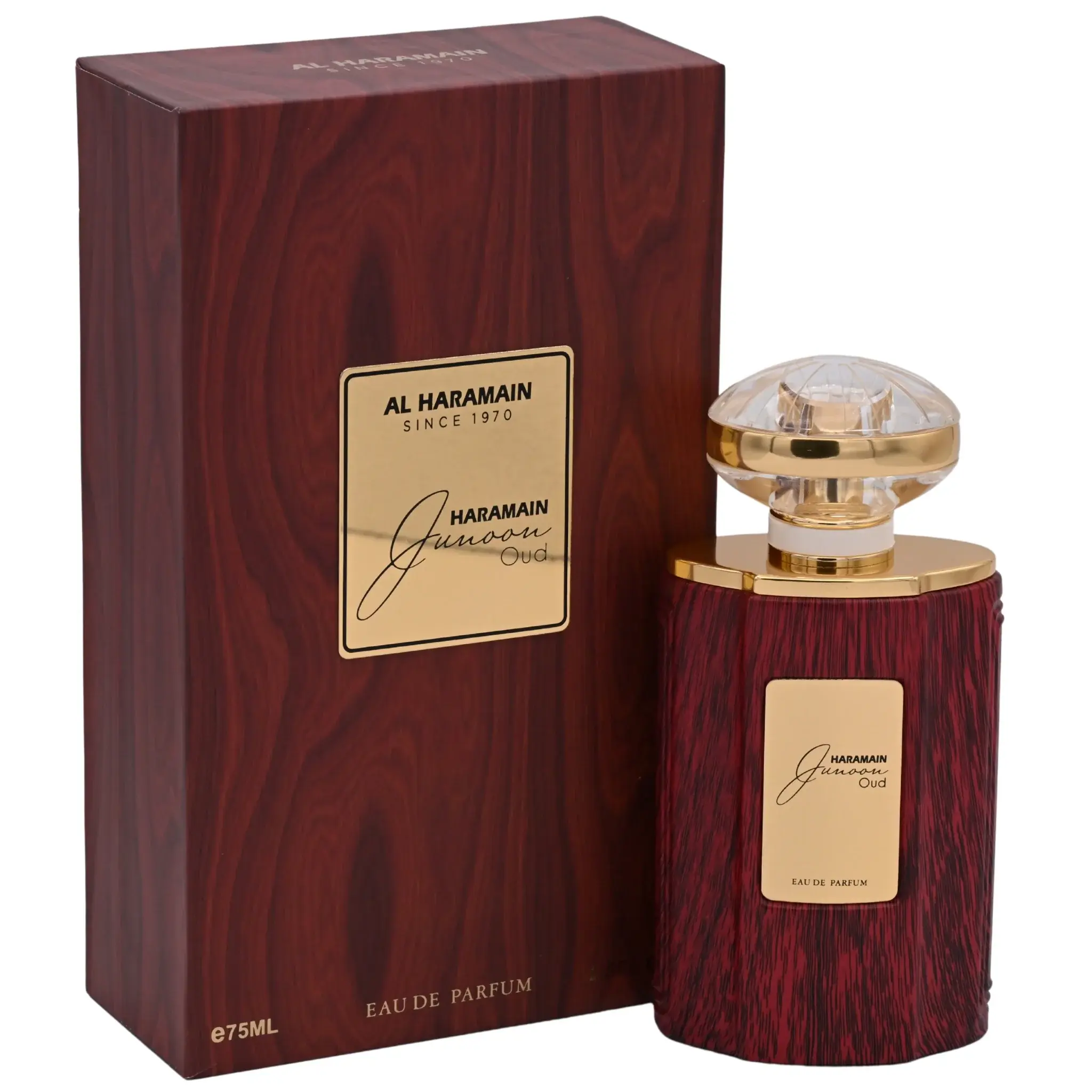 Al Haramain Junoon Oud Eau de Parfum (EDP) Spray Unisex 2.5 oz / 75 ml New Retail Box