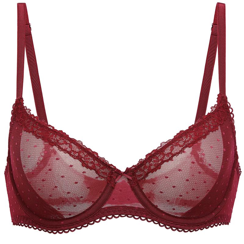 DOBREVA Dames Beugelbeha X-Back Balconette met Kant zonder Inzetstukken wit 80B DOBREVA Dames Beugelbeha X-Back Balconette met Kant zonder Inzetstukken wit 80B