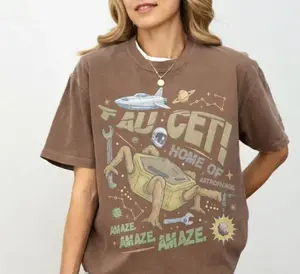 Vintage Wash T-Shirt – Tau Ceti Cosmic Graphic Tee