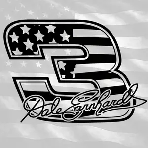 Number 3 signature Vinyl Car Decal