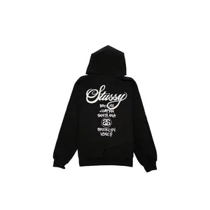Stussy Men's World Tour Hoodie Black, from StockX