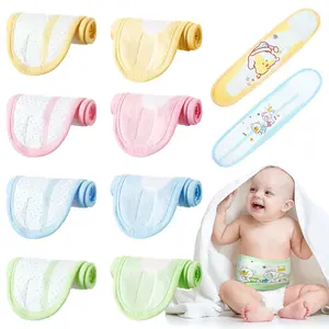 Cartoon Baby Belly Band for Newborn 0–12 Months, Soft Cotton Umbilical Cord & Navel Protector Wrap, Breathable Infant Belly Button Band for Daily Care, Boys & Girls