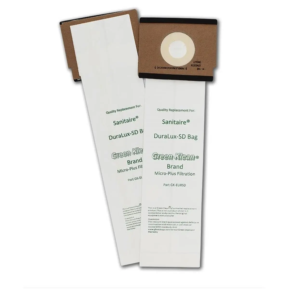 212 MAIN Commercial Micro-Plus Vacuum Bag Replacements with Better Filtration - Highest Quality Media, 99.9% Filtration Efficiency, Melt-Blown Liner, Longer Secondary Filter Life - For Sanitare DuraLux SC9120, SC9150, SC9180 (10 per Case), Filtration Effi