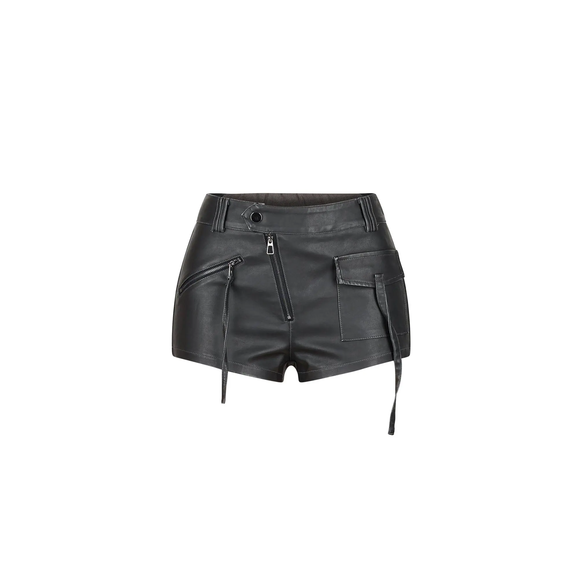 Portland Faux Leather Shorts - TikTok Shop