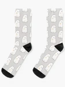 Sad ghost Socks