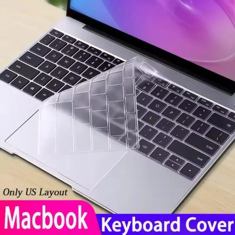 Transparent Keyboard Soft Film for Macbook Air, Ultra-Thin Key Protection Cover, Fits Macbook Models A2442 A2485 A2779 A2780, Macbook Accessories, Laptop Accessories