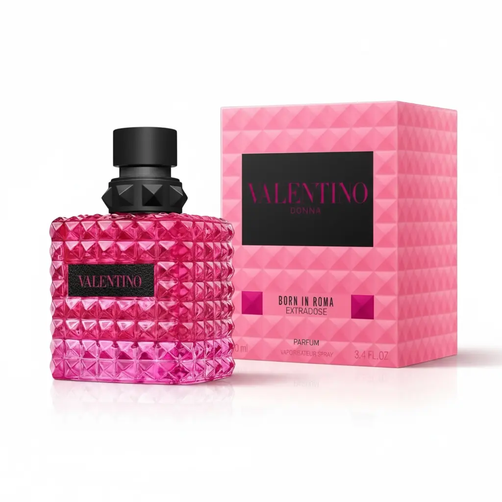 Valentino Donna Born in Roma Extradose Parfum, Long-Lasting Oriental Perfume Spray for Women with Notes of Jasmine, Amber, and Sensual Vanilla, Perfumes For Women, Sensual Vanilla Perfume