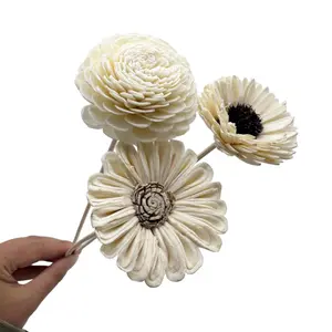 6.5cm Sola Flower Essential Oil Diffuser Stick, Fragrance Decorative Flower Accessory, DIY Floral Vase Home Decoration