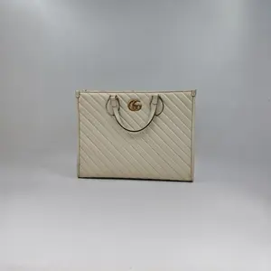 Pre-owned GUCCI h9 GG Marmont Series Quilted Tote Bag 61764