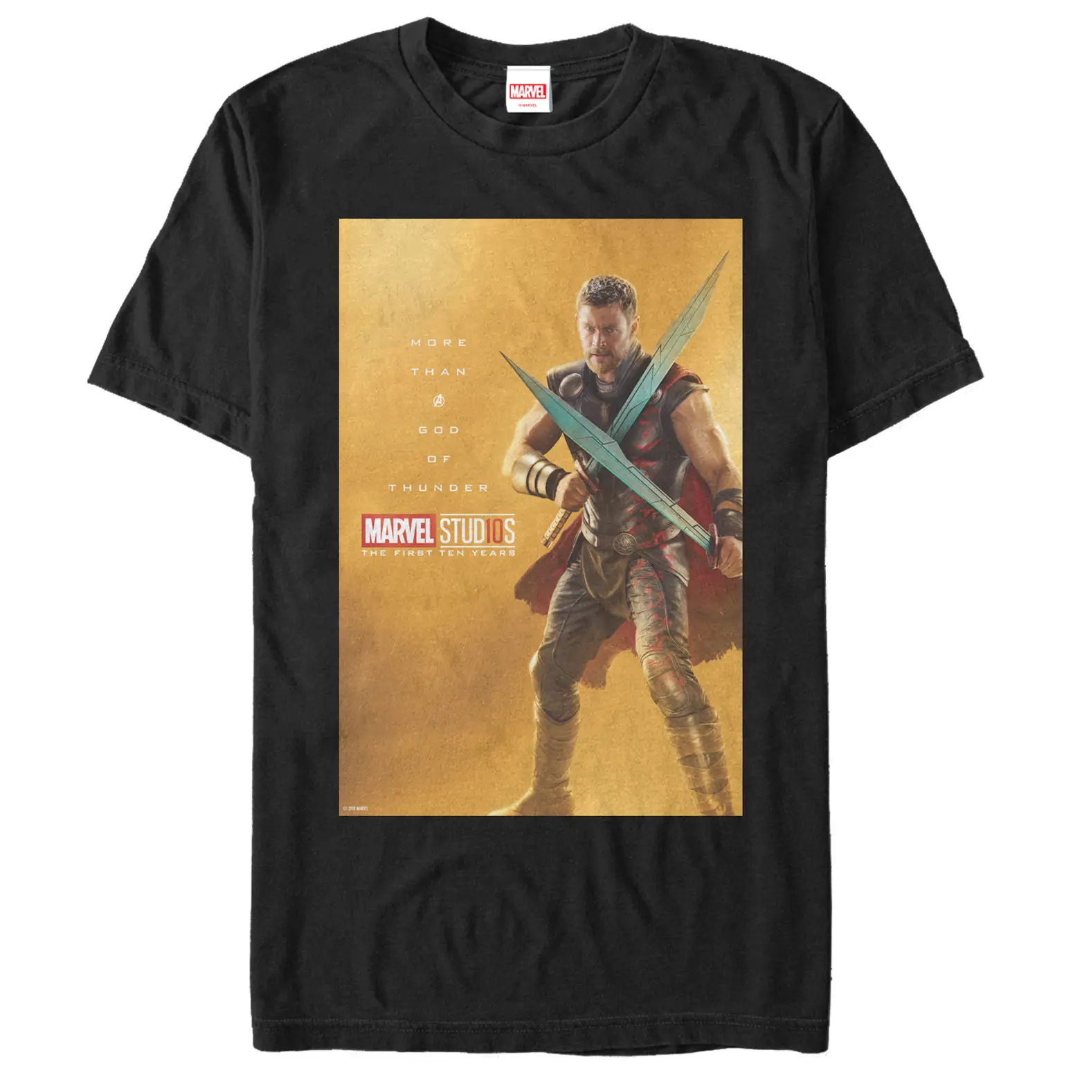 Men's Marvel 10 Years Anniversary Thor T-Shirt