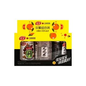 JIABAO Happy Gathering Combination Pack - Salted Orange Peel, Figs & Kumquats, 3.17oz
