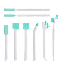 Cleaning Brushes for Household, 8Pcs Set with Detailed Cleaning Tool for Windows, Doors, Bottles, Car, and More