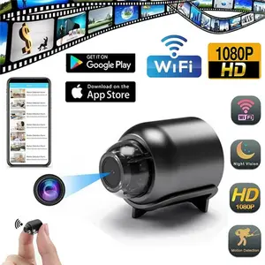 1080P Mini Wireless WiFi Security Camera – HD Night Vision & Motion Detection Smart Cam for Home, Pets & Baby Monitor