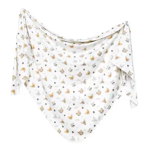 Copper Pearl Knit Swaddle Blanket - Wilder