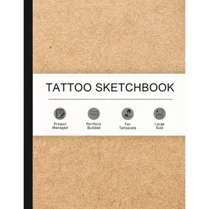 My Tattoo Sketchbook To Plan Artworks And Build Portfolio Paperback – April 9, 2025
