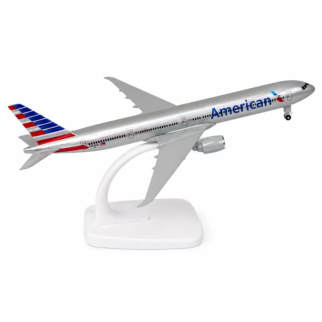 American Airlines Die-Cast Model Airplane – Collectible Aircraft Replica with Display Stand
