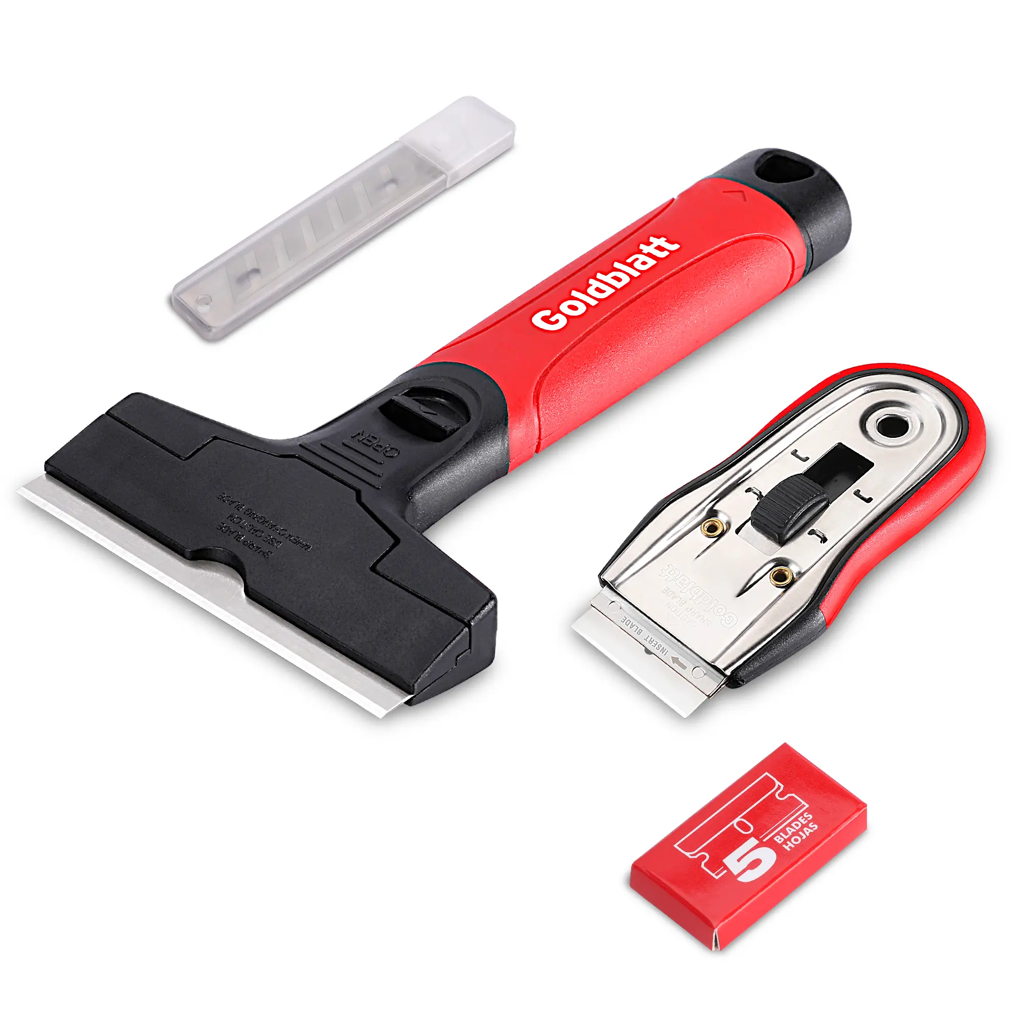 #blackfriday Goldblatt 2 Piece Razor Scraper Tool with 20-piece Blades, Razor Holder